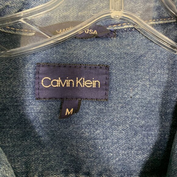 Calvin Klein Denim Jean Jacket Size MedIum 1980s 1990s - Picture 12 of 12